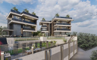 A unique project of four 5+1 villas under construction in Kargicak with a personal spa and infinity pool in each house. 310 - 500 m2-id-1060-photo-11