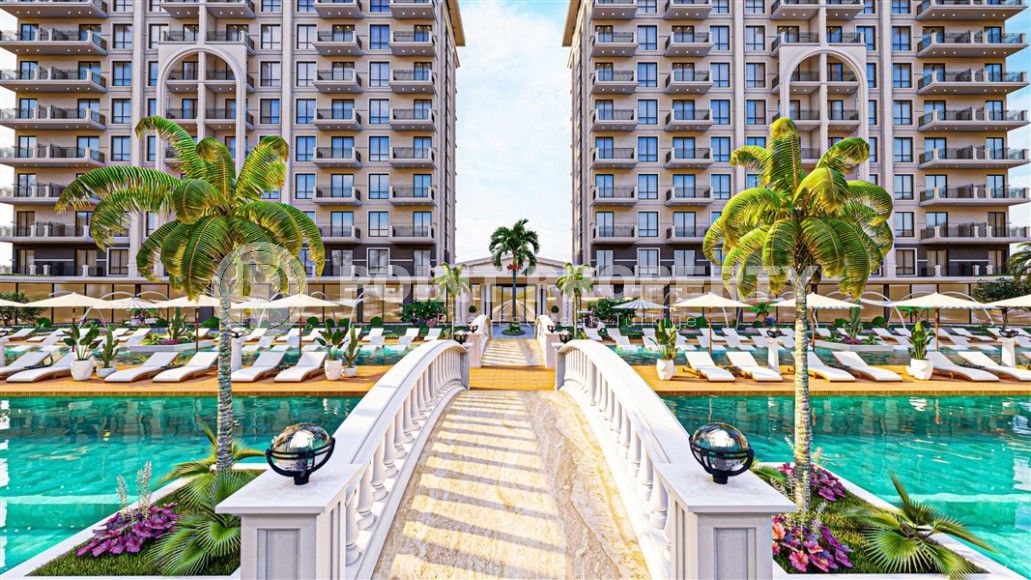 Небольшая квартира на 1-м этаже, в ультрасовременном жилом комплексе на этапе строительства, в полутора километрах от моря-id-5776-фото-13