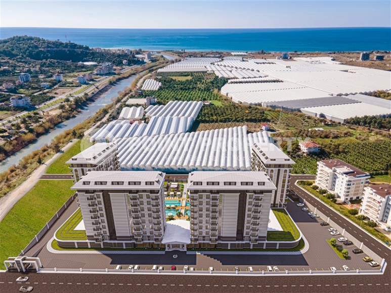 Небольшая квартира на 1-м этаже, в ультрасовременном жилом комплексе на этапе строительства, в полутора километрах от моря-id-5776-фото-16