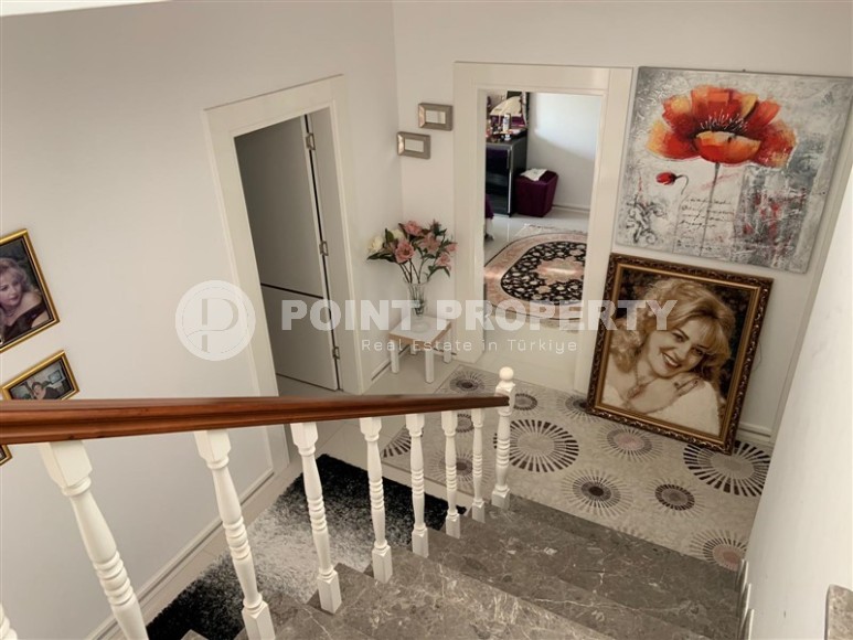 Большая двухэтажная вилла с видом на море, в живописном, комфортабельном районе Аланьи - Каргыджак-id-5779-фото-12