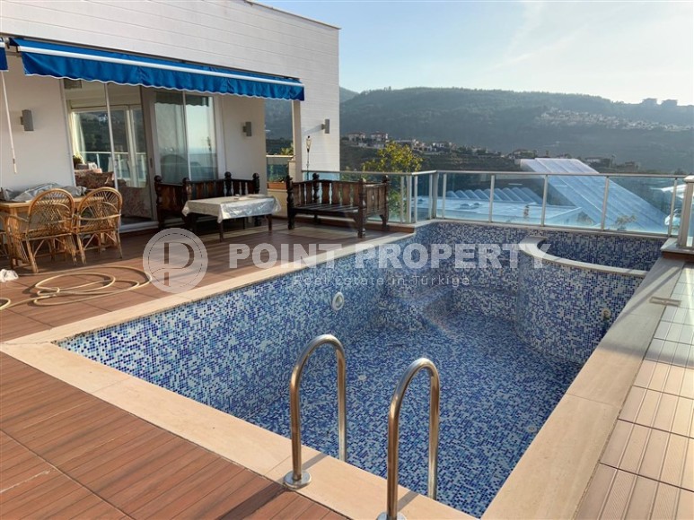 Большая двухэтажная вилла с видом на море, в живописном, комфортабельном районе Аланьи - Каргыджак-id-5779-фото-17