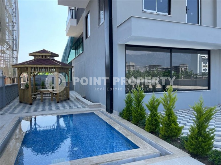 Квартира 1+1 в новом доме на финишном этапе строительства, вторая береговая линия, Каргыджак, Аланья-id-3273-фото-12