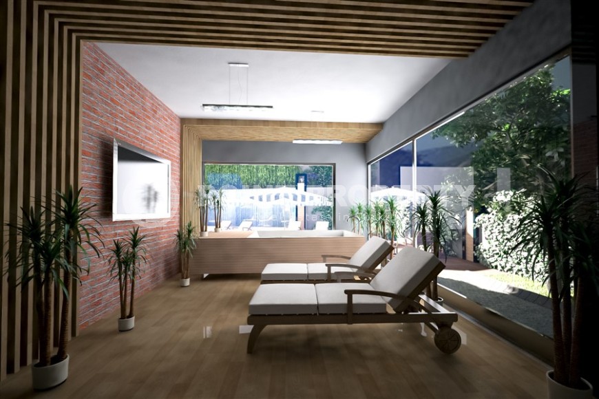 Компактная квартира с одной спальной комнатой, в новом жилом комплексе в районе Чиплаклы-id-5784-фото-3