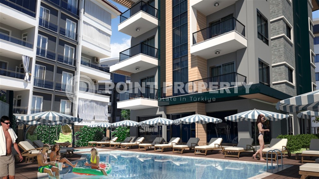 Компактная квартира с одной спальной комнатой, в новом жилом комплексе в районе Чиплаклы-id-5784-фото-6