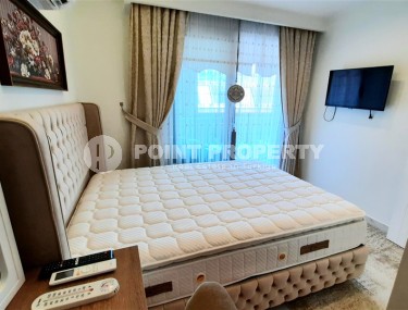 Стильная двухуровневая квартира на 5-м этаже с мансардой, в 300 метрах от пляжа Клеопатры-id-5787-фото-5