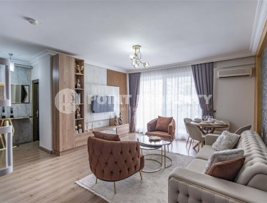 Стильная квартира с дизайнерским ремонтом, в 250 метрах от моря, в самом центре Аланьи-id-5788-фото-1