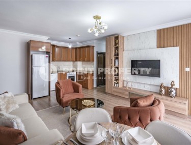 Стильная квартира с дизайнерским ремонтом, в 250 метрах от моря, в самом центре Аланьи-id-5788-фото-2