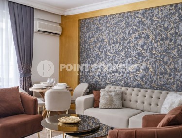 Стильная квартира с дизайнерским ремонтом, в 250 метрах от моря, в самом центре Аланьи-id-5788-фото-5