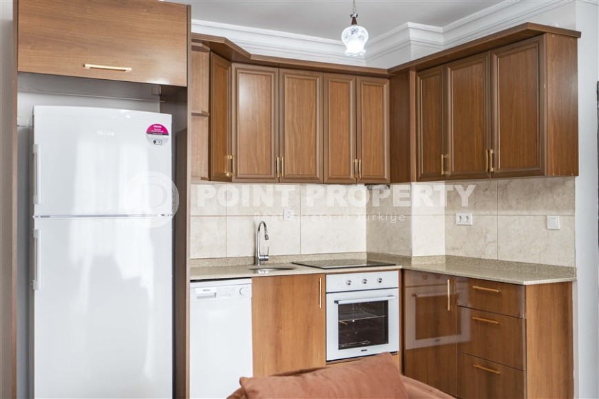 Стильная квартира с дизайнерским ремонтом, в 250 метрах от моря, в самом центре Аланьи-id-5788-фото-7