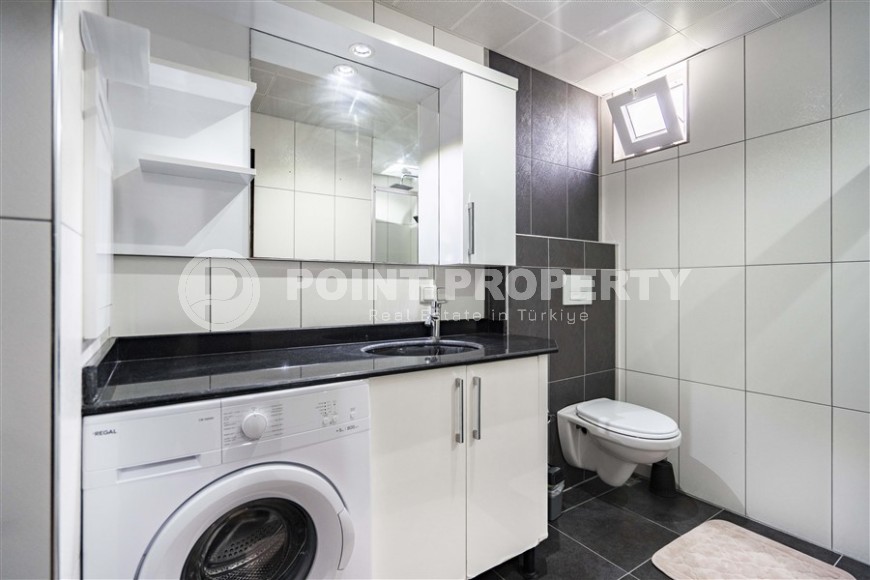 Стильная квартира с дизайнерским ремонтом, в 250 метрах от моря, в самом центре Аланьи-id-5788-фото-18