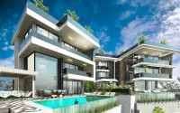 A unique project of four 5+1 villas under construction in Kargicak with a personal spa and infinity pool in each house. 310 - 500 m2-id-1060-photo-14