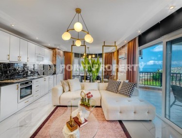 Comfortable, stylish apartment with a luxurious sea view, in an elite, quiet area of Alanya - Bektas-id-5793-photo-1