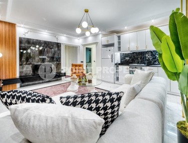 Комфортабельная, стильная квартира с роскошным видом на море, в элитном, спокойном районе Аланьи - Бекташ-id-5793-фото-3