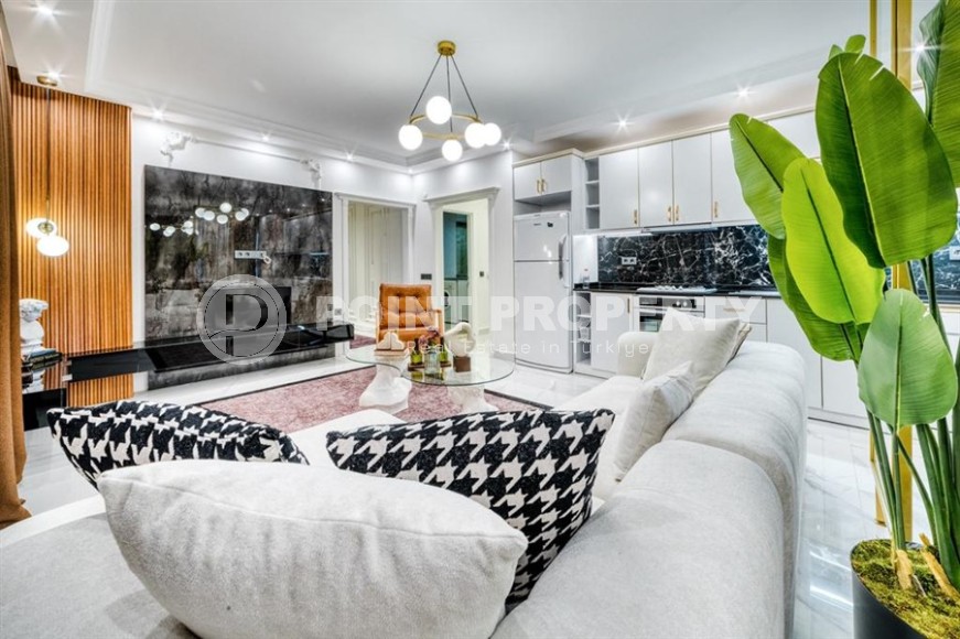 Comfortable, stylish apartment with a luxurious sea view, in an elite, quiet area of Alanya - Bektas-id-5793-photo-3