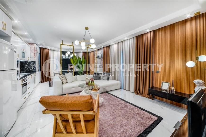 Comfortable, stylish apartment with a luxurious sea view, in an elite, quiet area of Alanya - Bektas-id-5793-photo-4