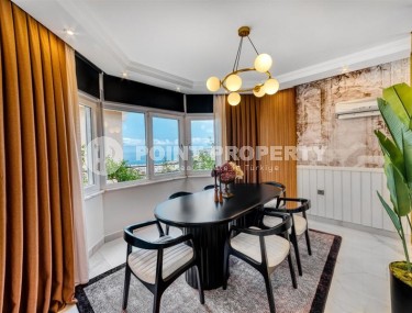 Комфортабельная, стильная квартира с роскошным видом на море, в элитном, спокойном районе Аланьи - Бекташ-id-5793-фото-5