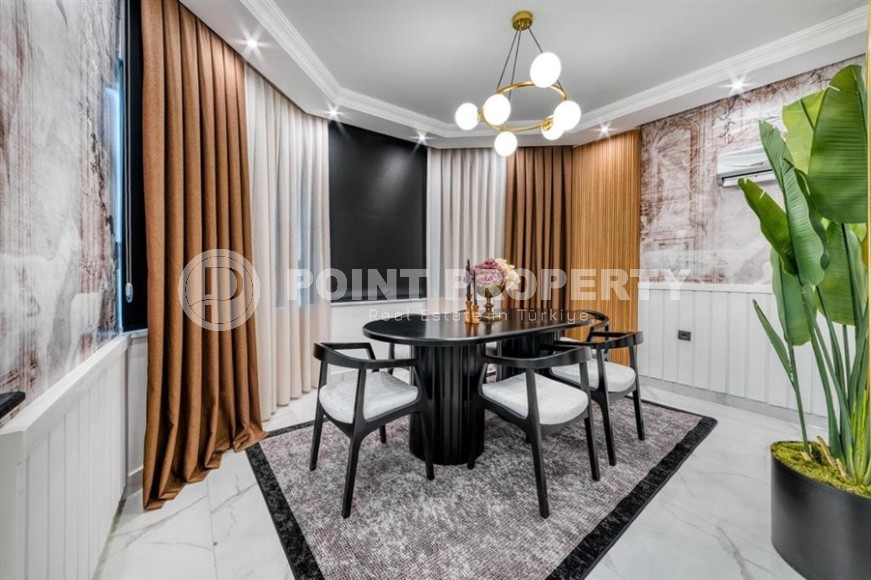 Comfortable, stylish apartment with a luxurious sea view, in an elite, quiet area of Alanya - Bektas-id-5793-photo-6