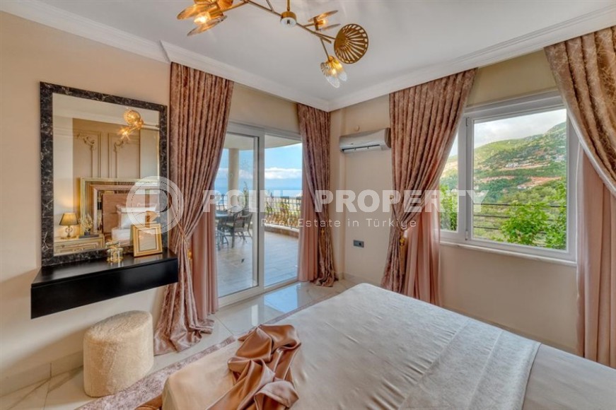 Comfortable, stylish apartment with a luxurious sea view, in an elite, quiet area of Alanya - Bektas-id-5793-photo-11