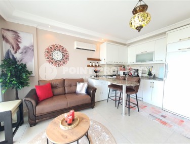 Панорамная квартира с видом на море и город, на 8-м этаже в тихом, умиротворенном районе Аланьи - Джикджилли-id-5795-фото-1