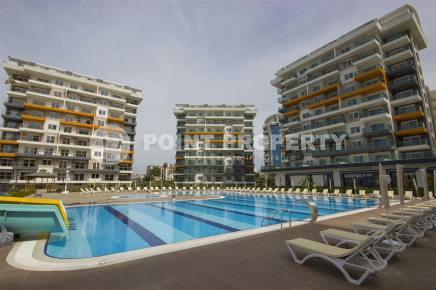 Furnished one-bedroom apartment, 65m², in the Alanya area - Avsallar, 600m from the sea.-id-1447-photo-2