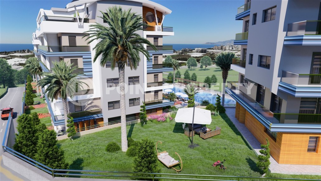 Новая двухуровневая квартира с чистовой отделкой, в живописном районе Аланьи - Каргыджак, и в 800 метрах от моря-id-5798-фото-9