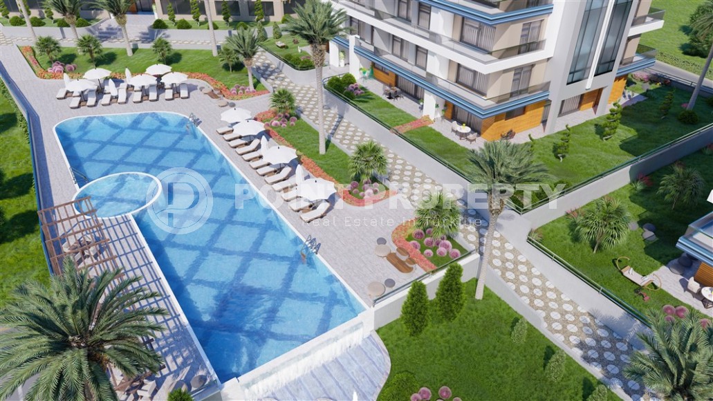 Новая двухуровневая квартира с чистовой отделкой, в живописном районе Аланьи - Каргыджак, и в 800 метрах от моря-id-5798-фото-12