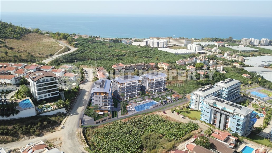 Новая двухуровневая квартира с чистовой отделкой, в живописном районе Аланьи - Каргыджак, и в 800 метрах от моря-id-5798-фото-17