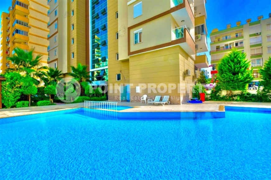 Комфортабельная квартира, с мебелью и бытовой техникой, в 450 метрах от моря, в центре района Махмутлар-id-5808-фото-12