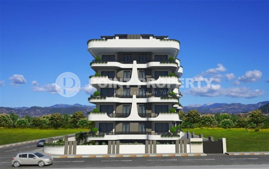 Apartments in a residential complex at the final stage of construction, in the center of a modern, developed area of Alanya - Mahmutlar-id-5809-photo-12