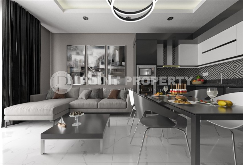 Apartments in a residential complex at the final stage of construction, in the popular area of Alanya - Mahmutlar-id-5811-photo-2