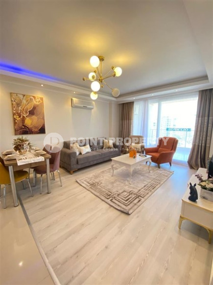 Large one bedroom apartment, 70m², with sea and mountain views in Mahmutlar, Alanya-id-1454-photo-12