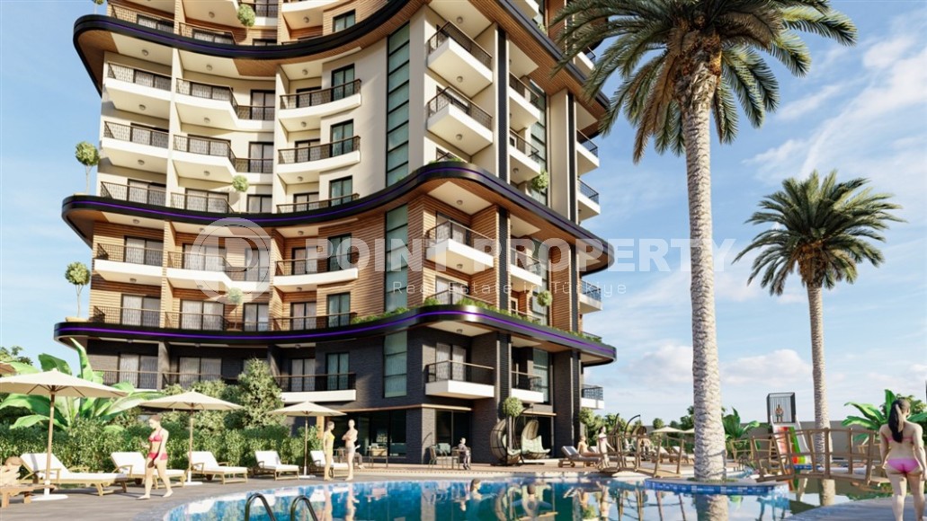 Apartments in a residential complex at the final stage of construction, in the popular area of Alanya - Mahmutlar-id-5811-photo-11
