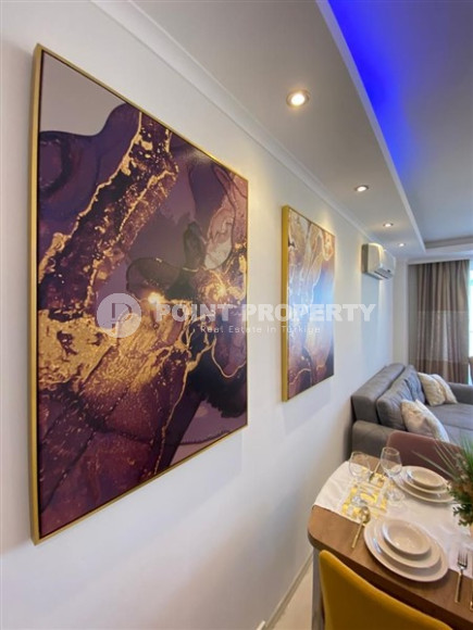 Large one bedroom apartment, 70m², with sea and mountain views in Mahmutlar, Alanya-id-1454-photo-14