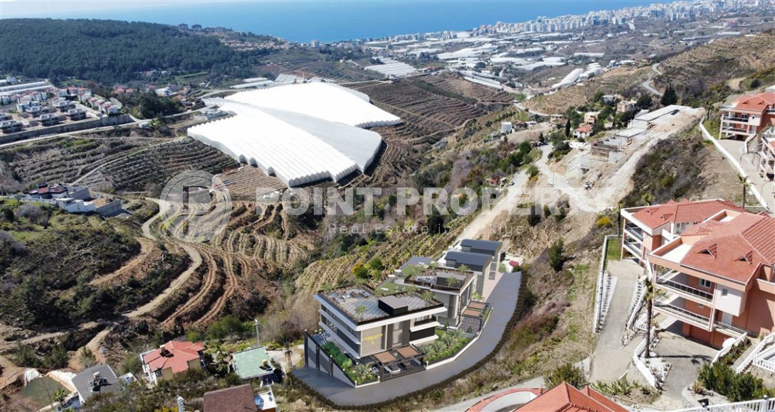 A unique project of four 5+1 villas under construction in Kargicak with a personal spa and infinity pool in each house. 310 - 500 m2-id-1060-photo-18