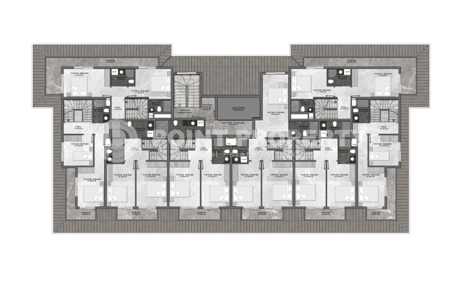 Stylish complex with panoramic views of the Mediterranean Sea in the Avsallar area. Apartments 63-142 m2-id-1001-photo-15