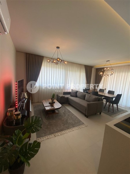 Новая двухкомнатная квартира, 115м², в элитном комплексе на берегу моря в Кестеле, Аланья-id-1455-фото-2