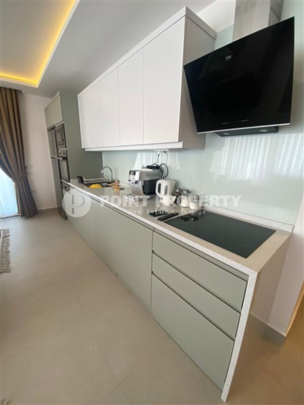 Новая двухкомнатная квартира, 115м², в элитном комплексе на берегу моря в Кестеле, Аланья-id-1455-фото-4