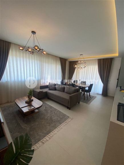 Новая двухкомнатная квартира, 115м², в элитном комплексе на берегу моря в Кестеле, Аланья-id-1455-фото-5