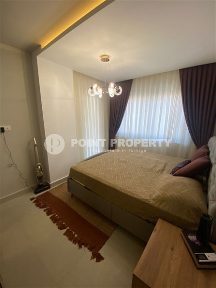 Новая двухкомнатная квартира, 115м², в элитном комплексе на берегу моря в Кестеле, Аланья-id-1455-фото-9