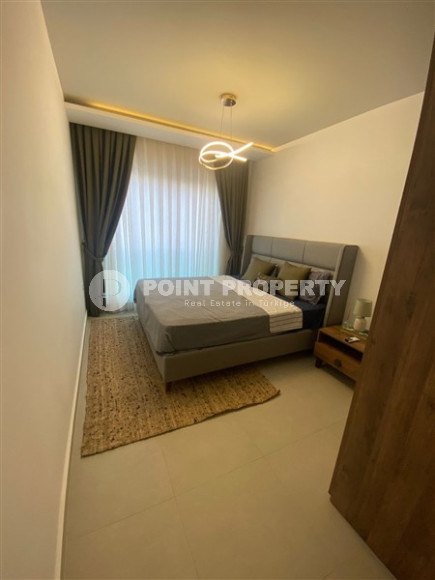 Новая двухкомнатная квартира, 115м², в элитном комплексе на берегу моря в Кестеле, Аланья-id-1455-фото-10