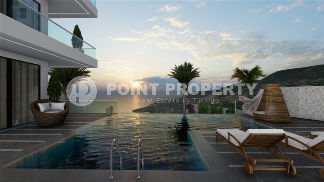 Elite three-storey villa 5+3, with a total area of 680 m2, in a prestigious, picturesque area of Alanya - Bektash-id-5823-photo-13