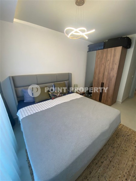 Новая двухкомнатная квартира, 115м², в элитном комплексе на берегу моря в Кестеле, Аланья-id-1455-фото-13