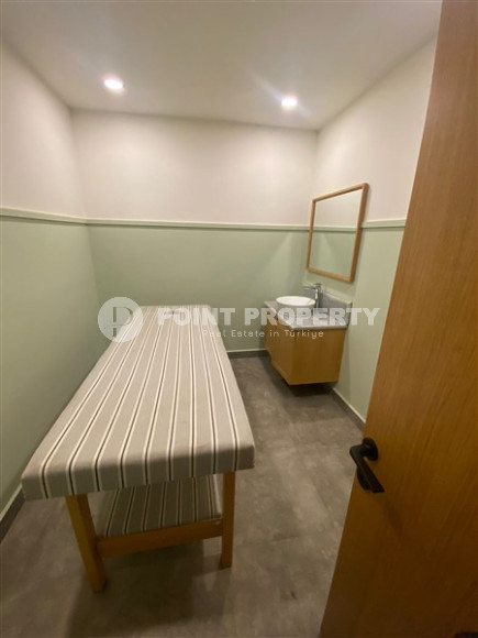 Новая двухкомнатная квартира, 115м², в элитном комплексе на берегу моря в Кестеле, Аланья-id-1455-фото-18