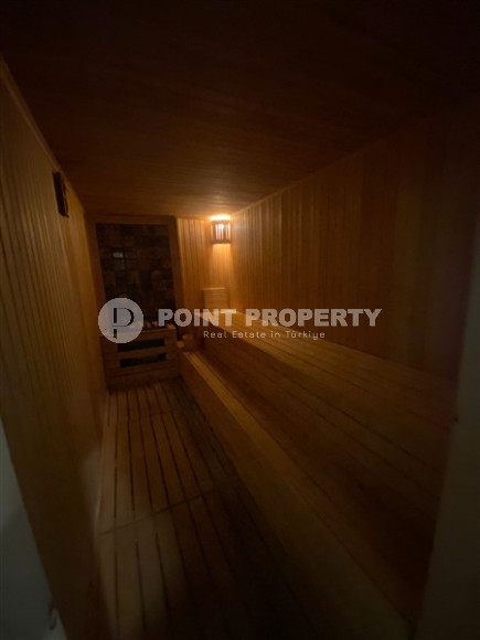 Новая двухкомнатная квартира, 115м², в элитном комплексе на берегу моря в Кестеле, Аланья-id-1455-фото-25