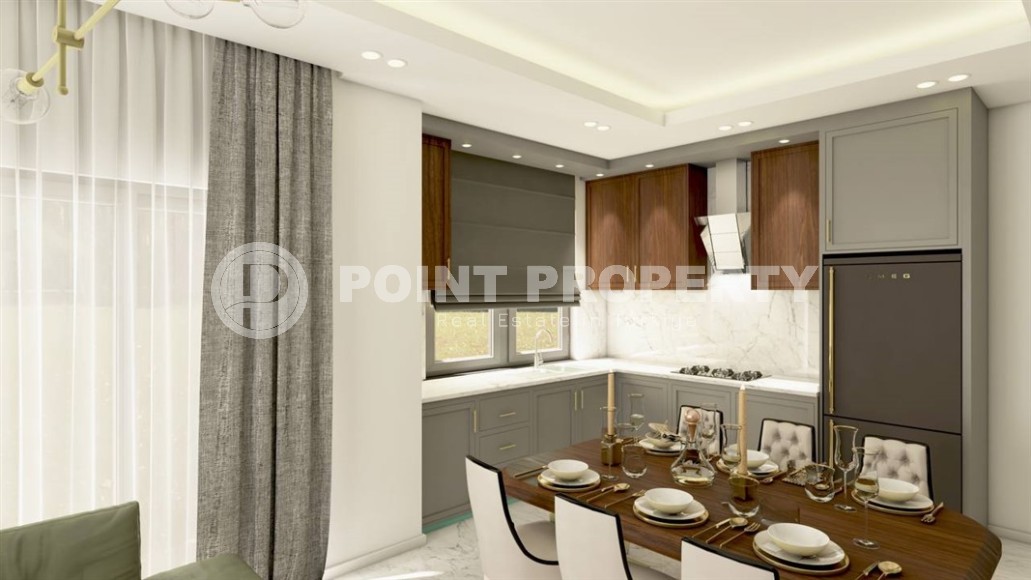 Апартаменты в новом жилом комплексе на финальном этапе строительства, в центре престижного района Аланьи - Кестель-id-5836-фото-4