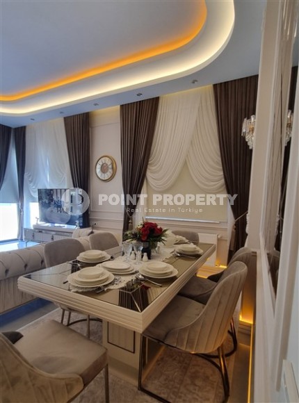 Роскошная двухуровневая квартира с дизайнерским ремонтом на 11-м этаже с мансардой, в новом жилом комплексе, построенном в 2022 году-id-5839-фото-3