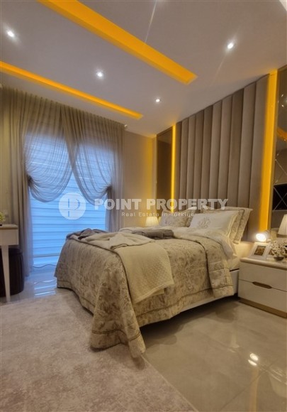 Роскошная двухуровневая квартира с дизайнерским ремонтом на 11-м этаже с мансардой, в новом жилом комплексе, построенном в 2022 году-id-5839-фото-7