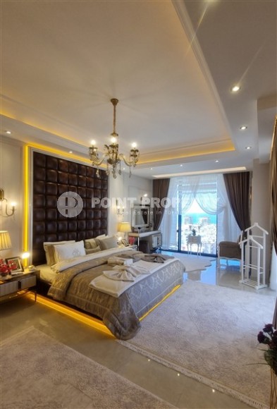 Роскошная двухуровневая квартира с дизайнерским ремонтом на 11-м этаже с мансардой, в новом жилом комплексе, построенном в 2022 году-id-5839-фото-9