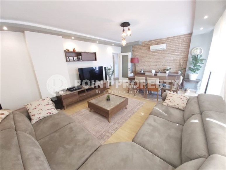 Меблированная квартира с тремя спальнями, 135м², у моря в Махмутларе, Алания-id-1457-фото-3