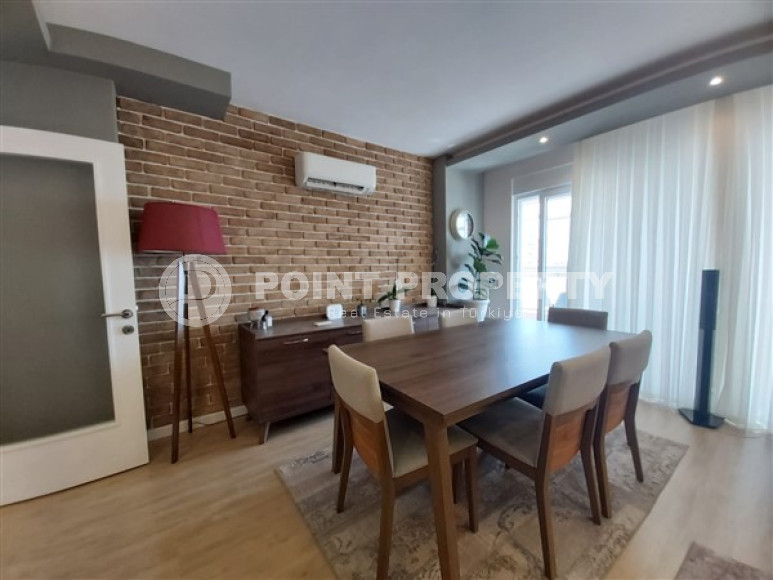 Меблированная квартира с тремя спальнями, 135м², у моря в Махмутларе, Алания-id-1457-фото-4